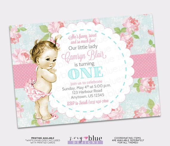 shabby chic birthday invitation vintage baby floral lace pink shabby chic birthday invitation vintage baby floral lace pink