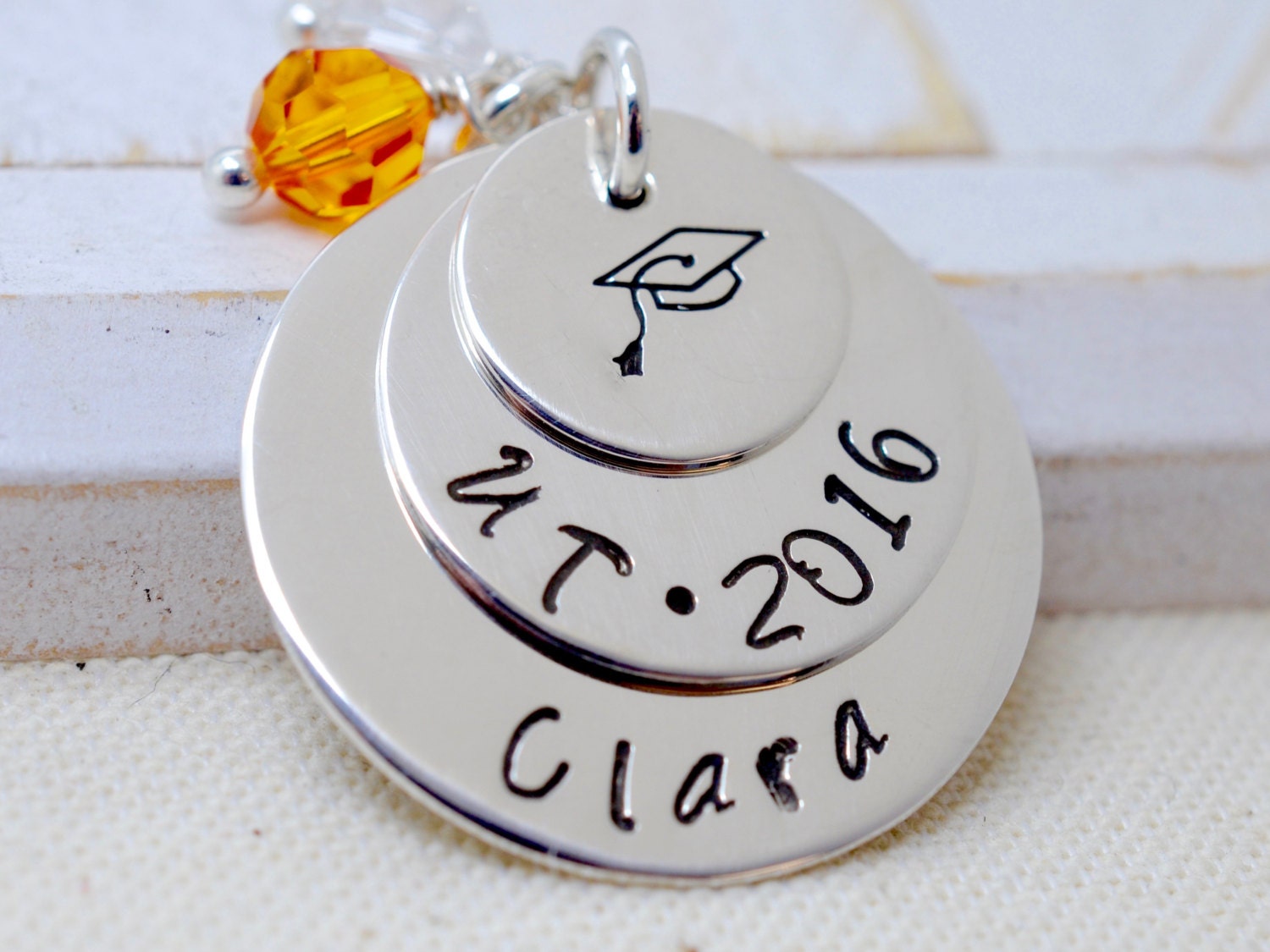Personalized Graduation Gift Gift for Her Sterling Silver
