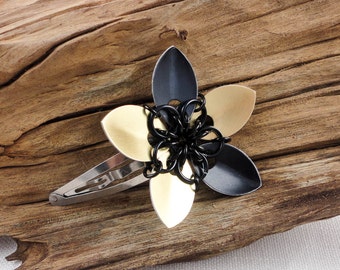 Steelers/Saints Aluminum Hair Flower