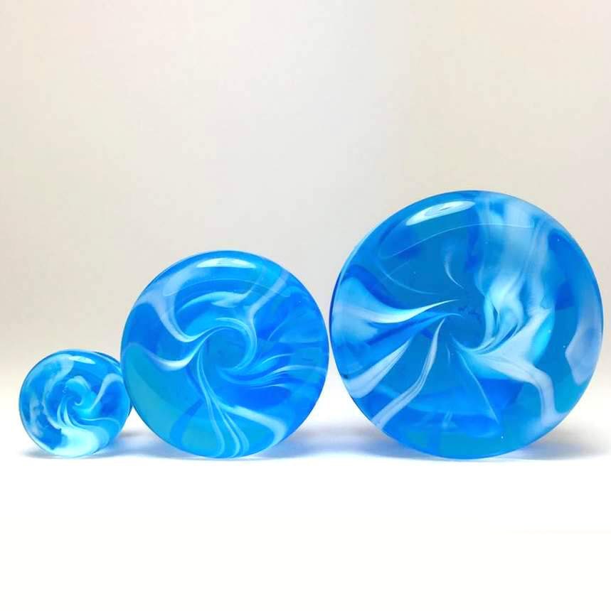 Premium Glass Ear Plugs Hand Melted by ThorKarlsenGlass on Etsy