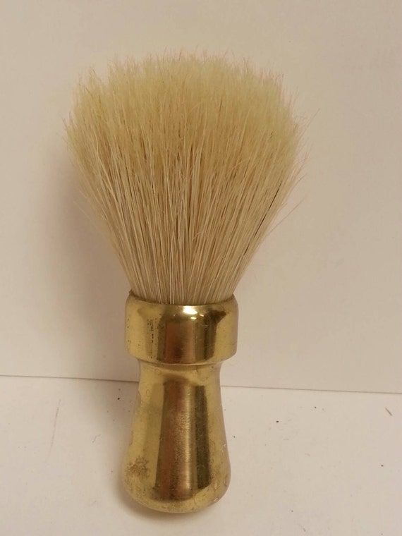 Free Shipping Vintage Brass Shaving Brush