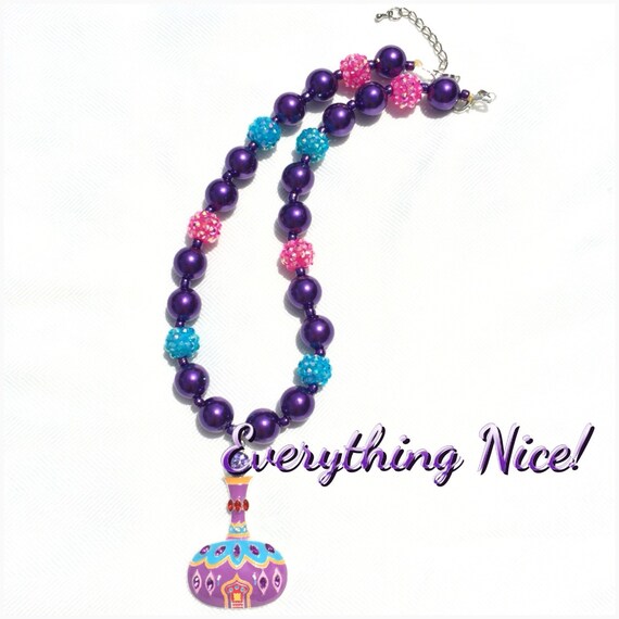 Shimmer and Shine Genie Bottle Necklace