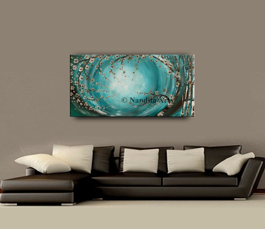 LARGE OIL PAINTING Wall Art Canvas Art Wall Decor Original