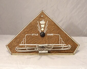 Vintage 1937 Art Deco Tie Rack Holder Chicago