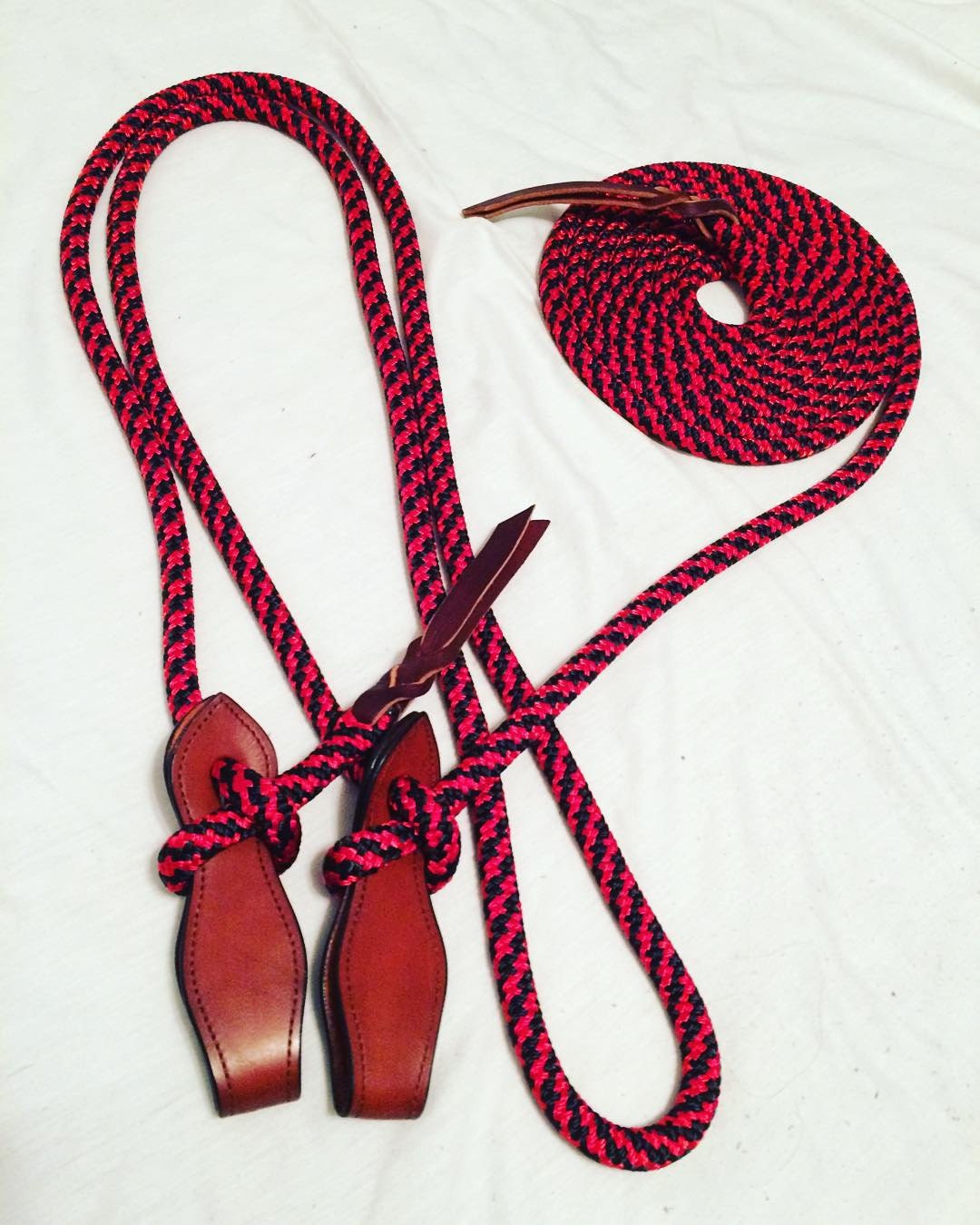 Custom Mecate Reins Mecate Reins Rope by CounterCanterDesigns