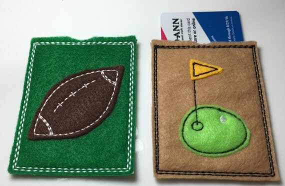 All Occasion Gift Card Holder Football Card Holder Golf Card