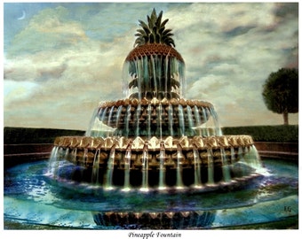 Pineapple Fountain Charleston South Carolina