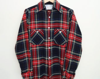 SCOTTISH WOOL SHIRT - Men's Shirt By Nevisport of Scotland - Size: Large or 42 (U.S., U.K., Australia)