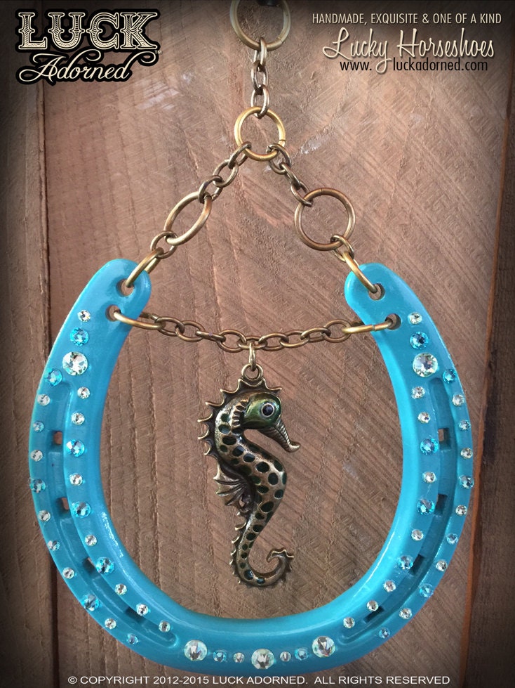 LUCKY HORSESHOE horseshoe art wall decor equine art