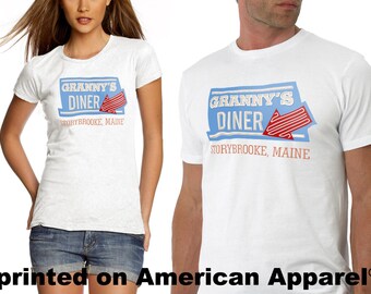 Granny's Diner T-Shirt from Once Upon A Time. Storybrooke, Maine.