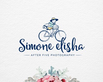 Bicycle Logo, Premade Logo Design, Camera Logo, photographer logo, Photography logo