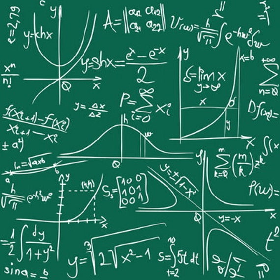 mathematics parabola blackboard photo background vinyl