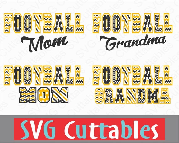 Download Football Mom Pattern Vectors Football Grandma svg by ...