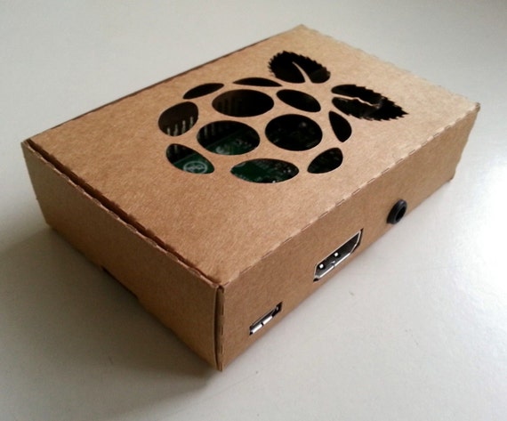 Items Similar To 2x Cardboard Case For Raspberry PI Model B + Or Model ...