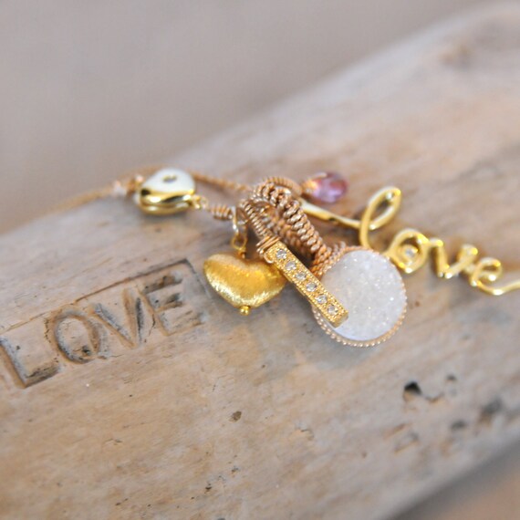 Love charm necklace