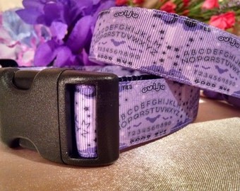 Ouija Board 1" Width Adjustable Dog Collar