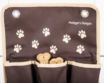 Hanging Organizer for Dog Supplies: Fits over any door (Includes all hardware)