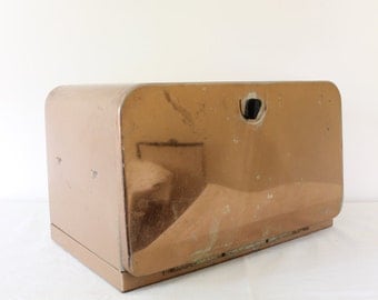 SALE: Vintage Copper Bread Box