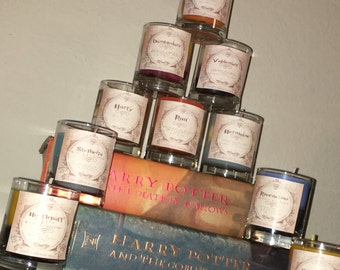 Harry Potter Themed Candles - Vegan Candles - Hand Poured Candles - Harry Potter Scented Candles - Soy Based Candles