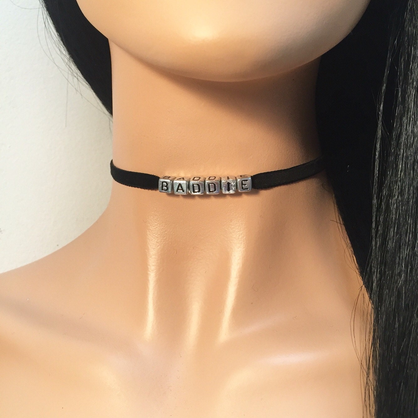 Baddie Word Velvet Choker Custom Choker Custom Necklace