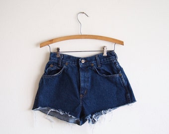 vintage cut off denim shorts