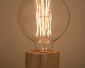 Kupla Minimalist Wooden Table Lamp