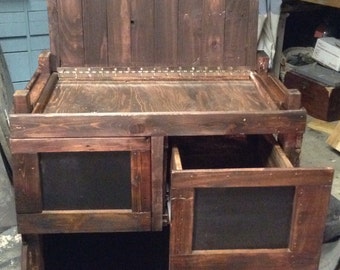 Custom Handcrafted Toy Box Made With Reclaimed Wood