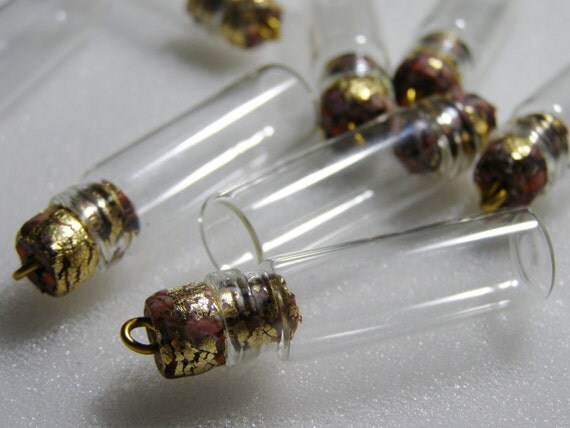 Small Glass Vials 10 2ml Jewelry MakingGlass by 4SeasonCards