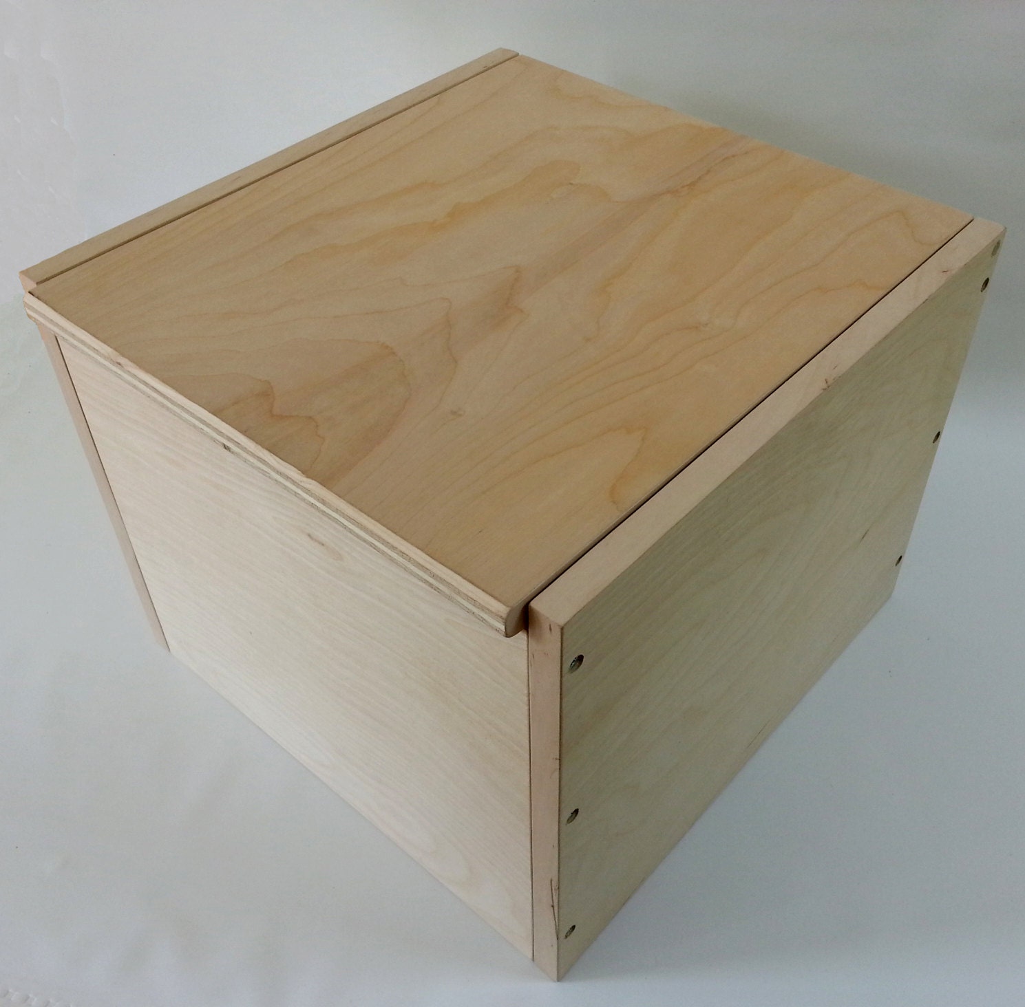 Sturdy Plywood Box with Lid Unfinished Plywood Box by LumberNerd