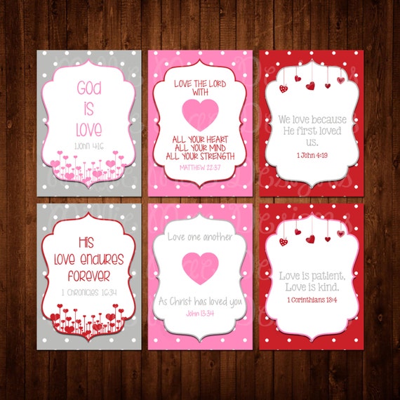 INSTANT DOWNLOAD 50% OFF Christian Kid's Valentine's