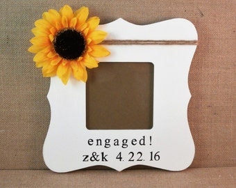 Newly engaged gift, custom frame, Engagement gifts for best friend, fiance, sister