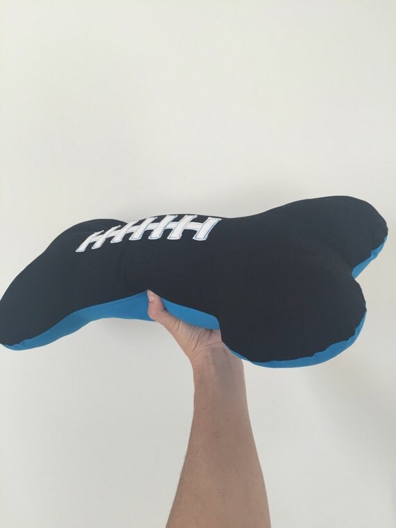 Dog Bone pillow football team pillow bone pillow plush dog