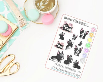 Boston Terriers | Life Planner Stickers