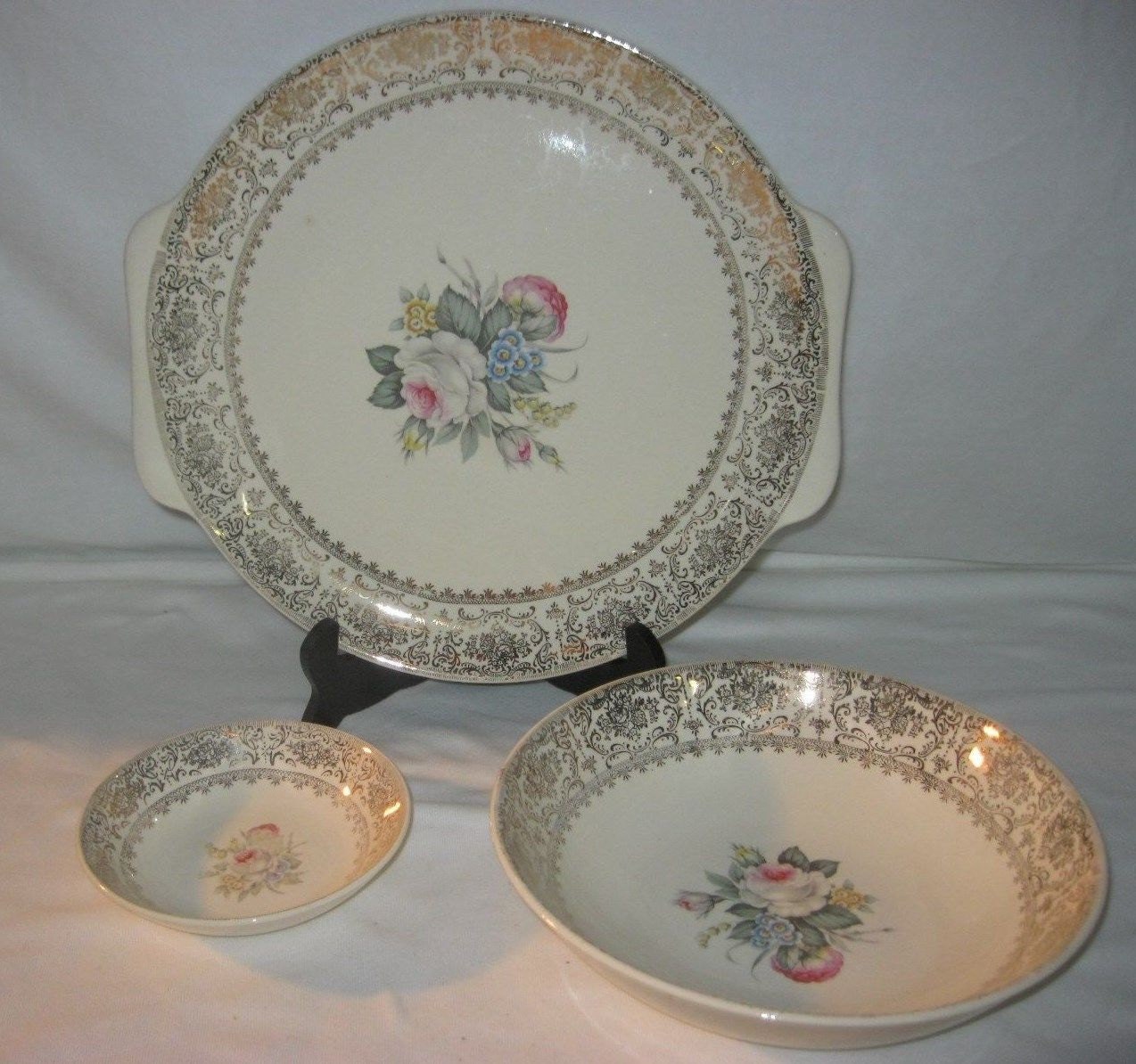 Vintage Salem China Royal Rose Bouquet Platter Bowl Plate – Haute Juice