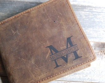 QUANTITY DISCOUNTS, Personalized Cowhide Wallet, personalized Wallet, Personalized cowhide leather Wallet, crazy horse
