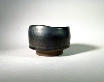 Small Handmade Metallic Ceramic Cup - Miniature, Modern - Ceramics & Pottery - Organic Sculptural Functional - Contemporary Cup - Home Decor