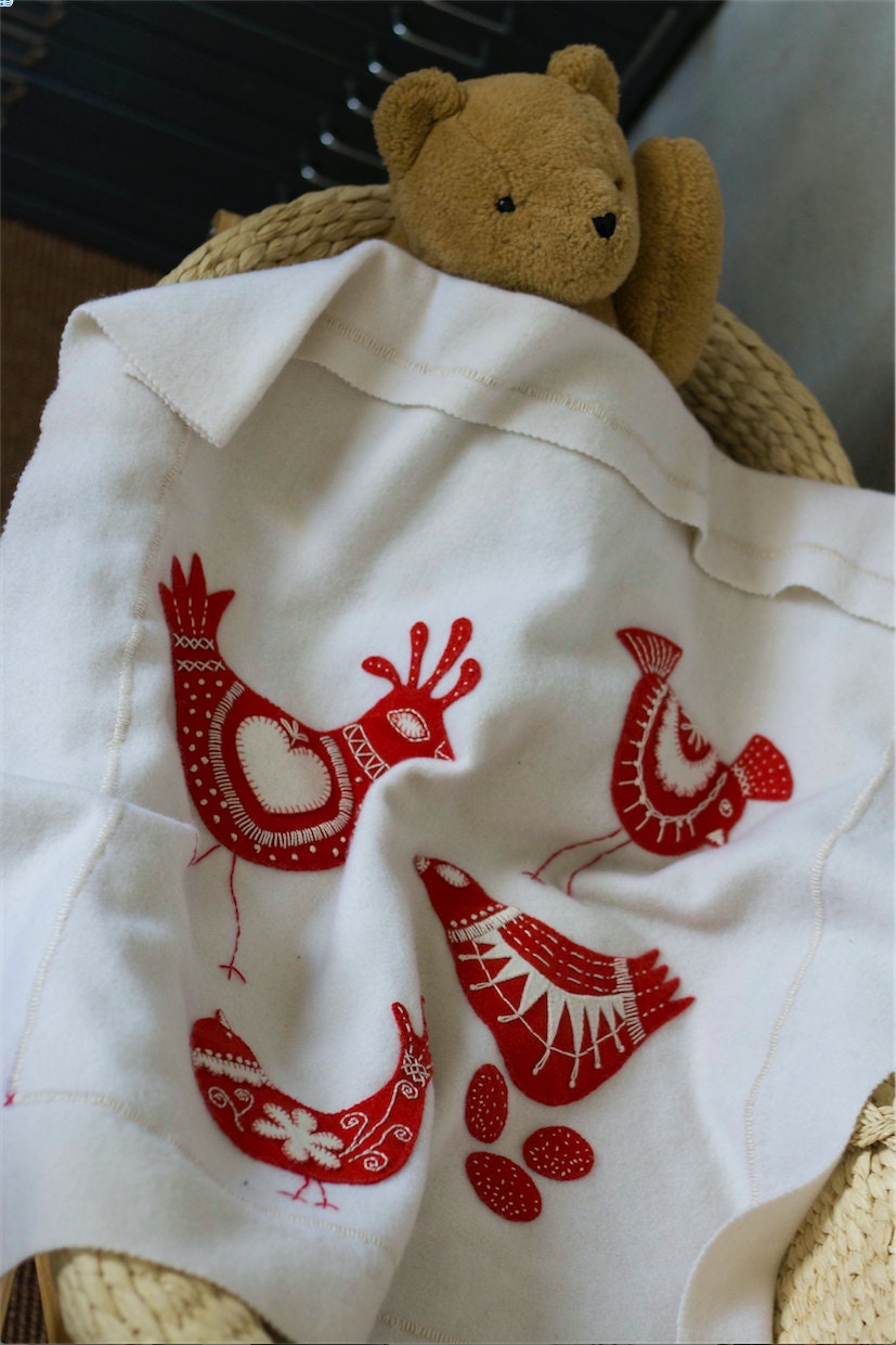 64 BABY BLANKET EMBROIDERY AUSTRALIA