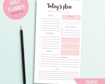 Personal Planner Inserts Daily Planner Printable Planner
