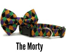 mardi gras dog collar