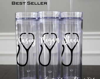 Nurse Tumbler, Nurse Gifts, Personalized Cup, Gifts for Nurse, Nurse Appreciation, Custom Tumbler, Registered Nurse Tumbler, Nurse Cup