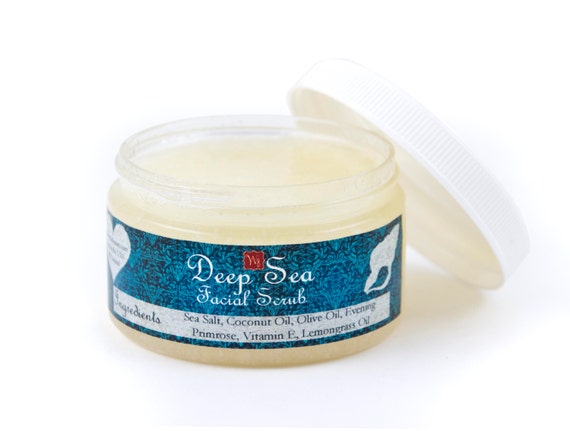 Deep Sea Sea Salt Facial Scrub All Natural 4oz