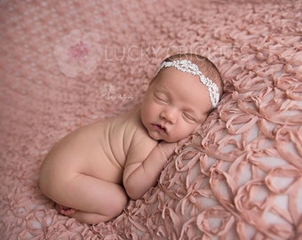 Newborn Lace Headband - Lace Baby Headband - Baby White Headband - Dainty Headband - White Headband - Baby Headband - Lace Headband