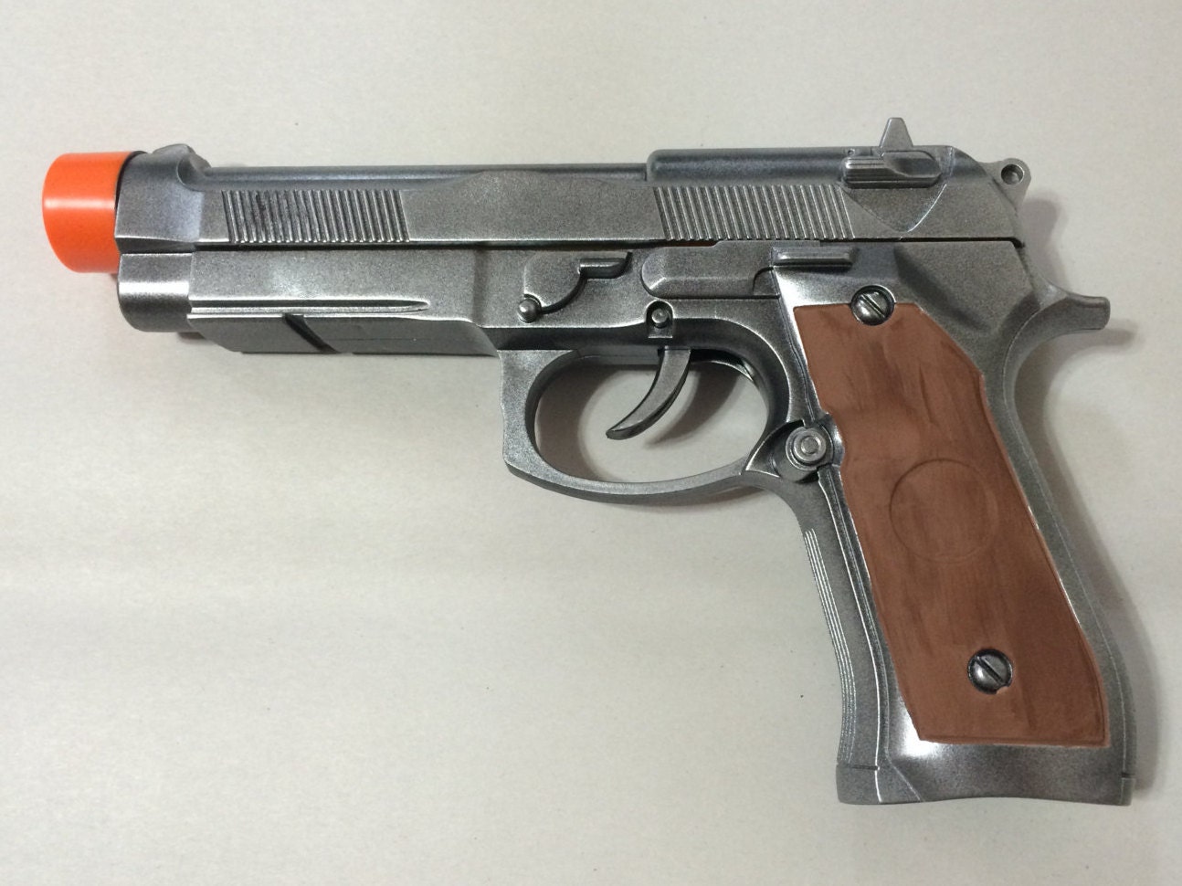 Lara Croft Gray and Brown Cosplay Pistol