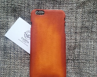 iPhone 7 PLUS, iPhone 6 & 6s PLUS, leather case 'Old Tan'