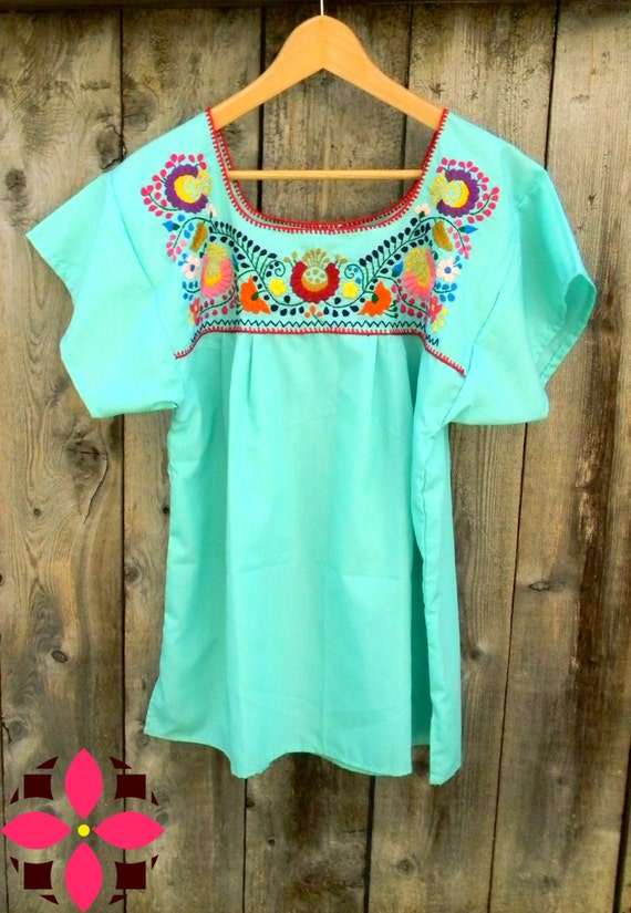 mexican embroidery blouse