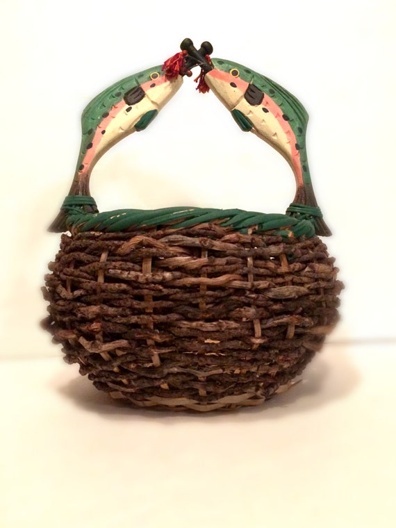 Fish Basket Decor Fish Fry Decor Picnic by BuddyJacksDawgHouse