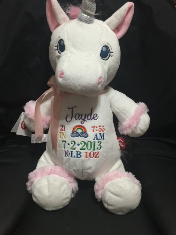 baby announcement stuffed animal