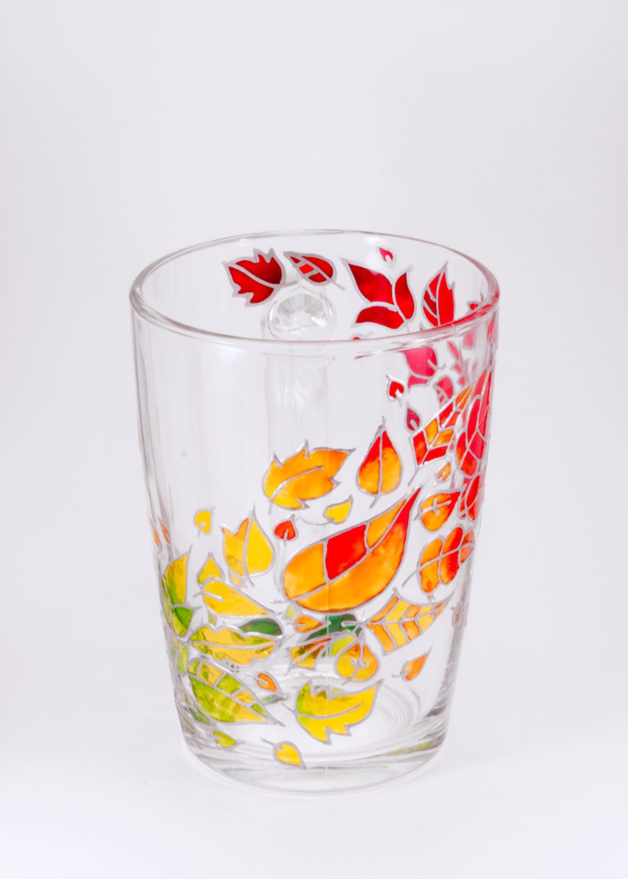 fall mug hand painted coffee mug fall gift idea autumn mug fall mug hand painted coffee mug fall gift idea autumn mug