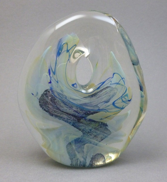 Doug Sweet Signed Art Glass Paperweight Vintage 1982 Handblown