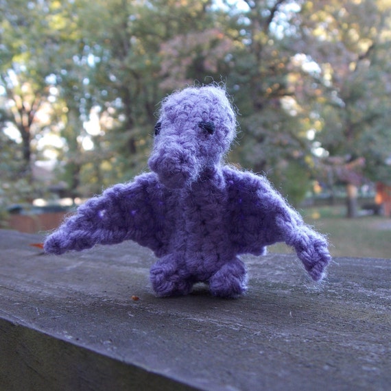 purple pterodactyl stuffed animal